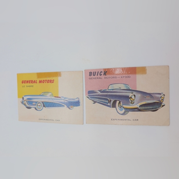 1954 Topps Car Card Set 5 Prototypes Hudson, GM, Lincoln Buick Chrysler - Picture 3 of 8
